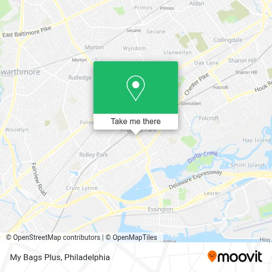 My Bags Plus map