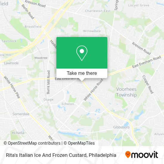 Rita's Italian Ice And Frozen Custard map