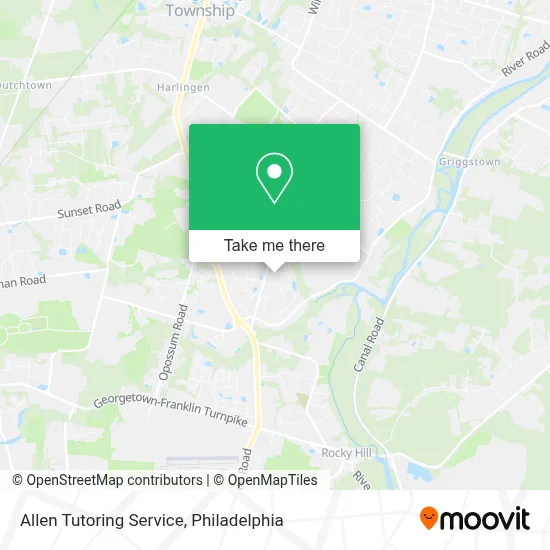 Allen Tutoring Service map