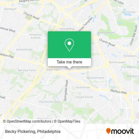 Becky Pickering map