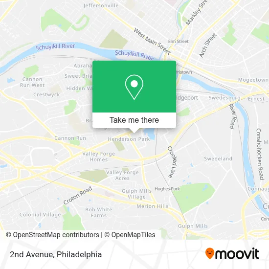 2nd Ave map