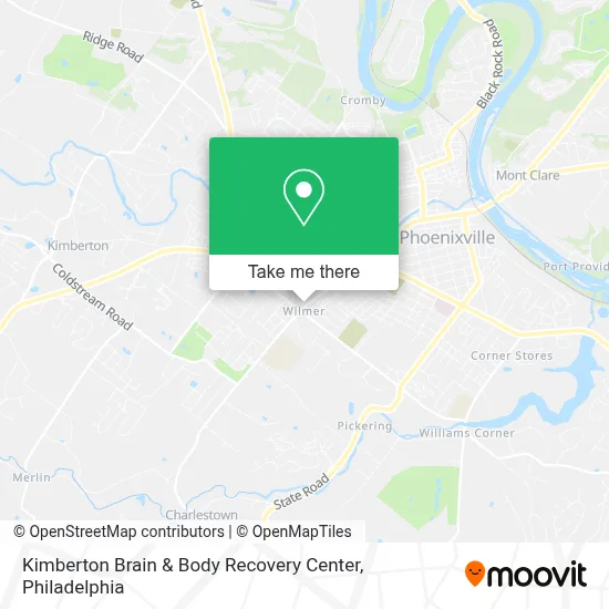 Kimberton Brain & Body Recovery Center map