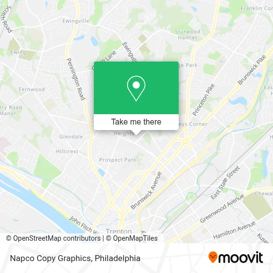 Napco Copy Graphics map