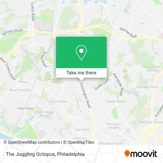The Juggling Octopus map