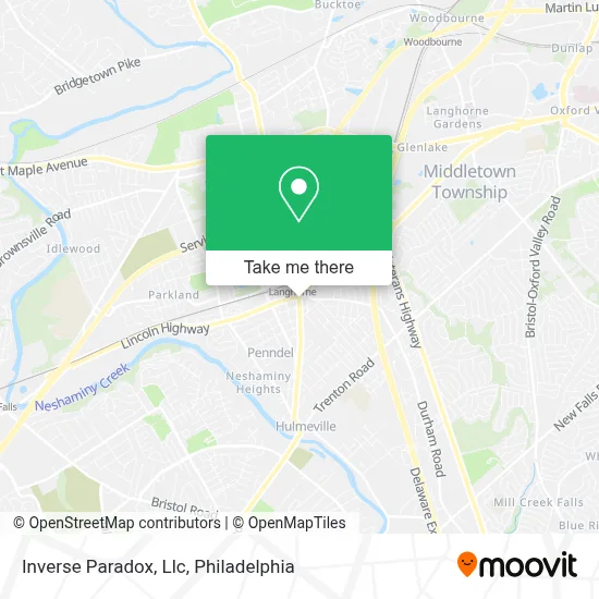 Inverse Paradox, Llc map