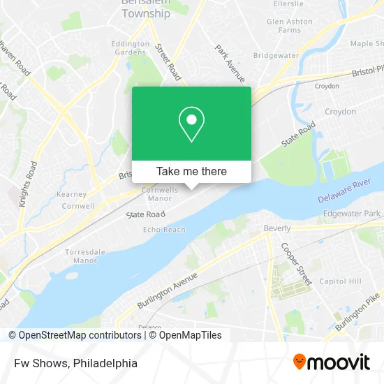 Fw Shows map