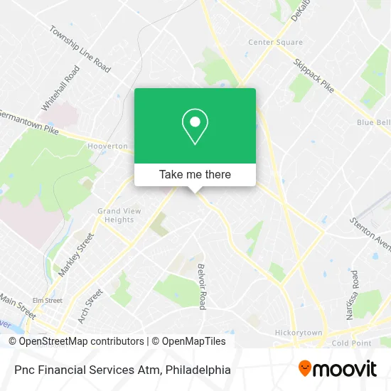 Pnc Financial Services Atm map
