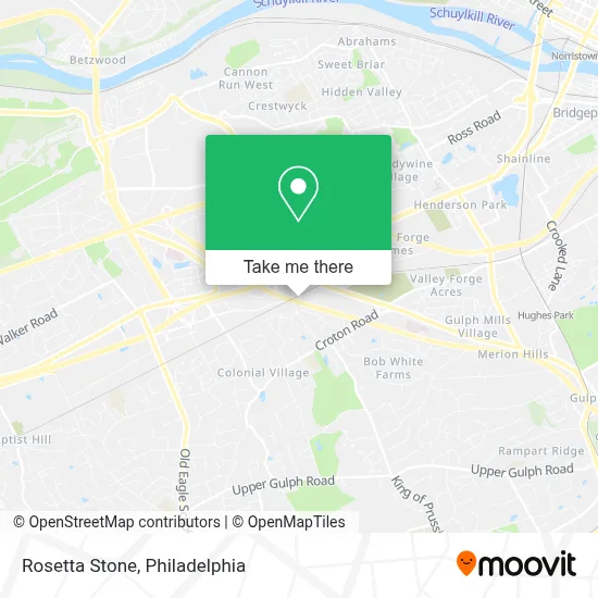 Rosetta Stone map