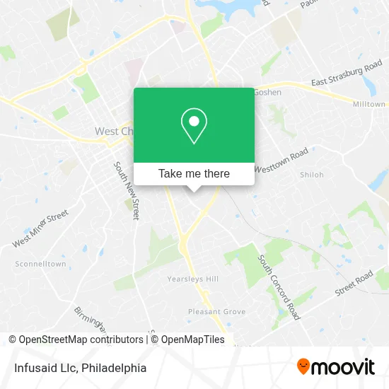 Infusaid Llc map