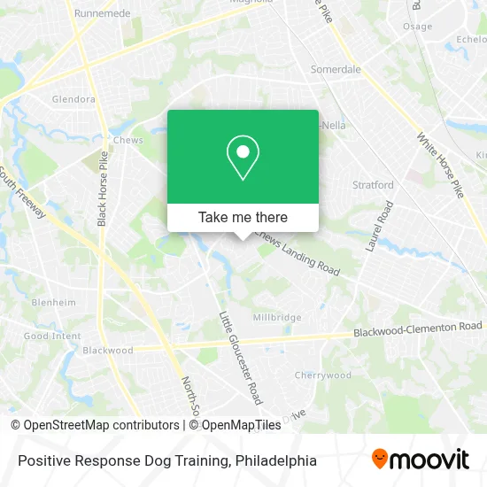 Positive Response Dog Training map