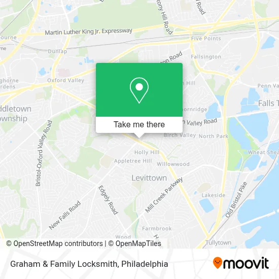 Graham & Family Locksmith map