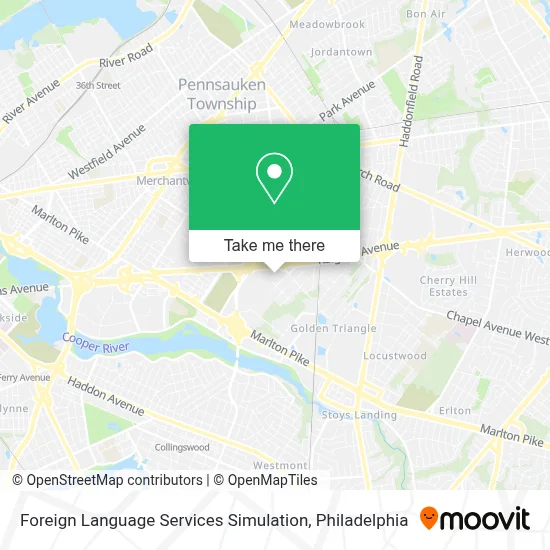 Foreign Language Services Simulation map