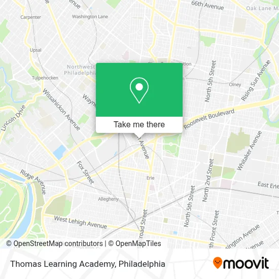 Thomas Learning Academy map