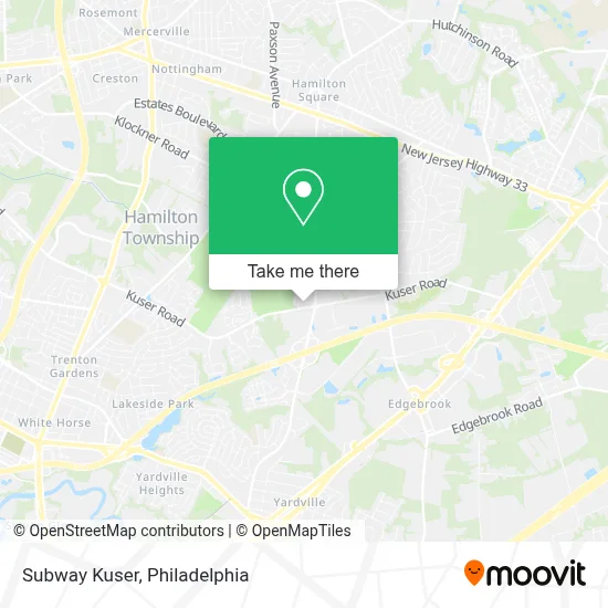 Subway Kuser map