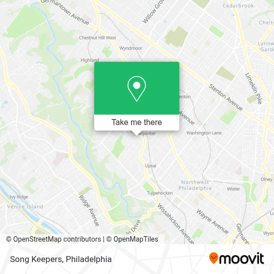 Song Keepers map
