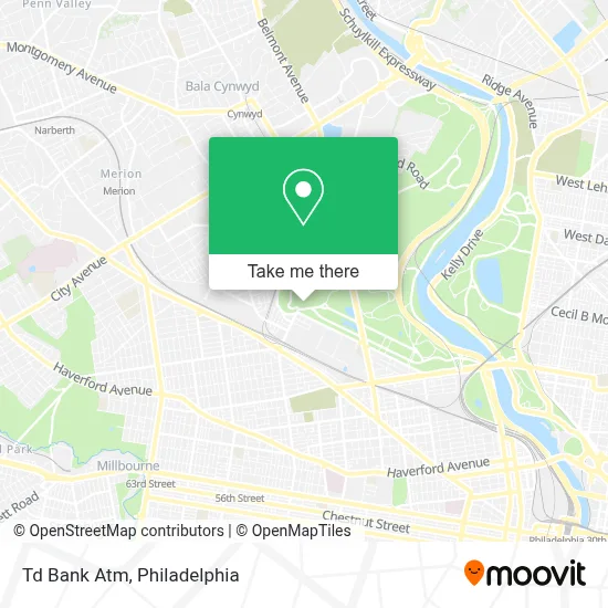 Td Bank Atm map
