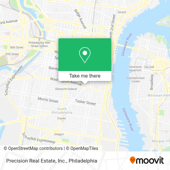 Precision Real Estate, Inc. map