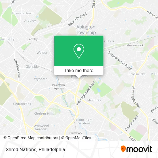 Shred Nations map