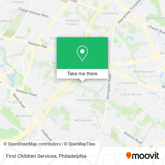 First Children Services map