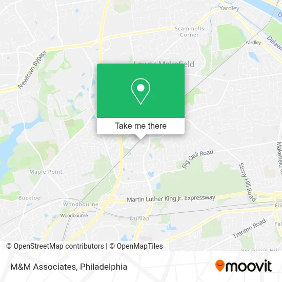 M&M Associates map
