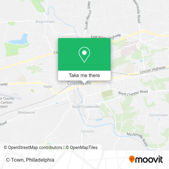 C-Town map