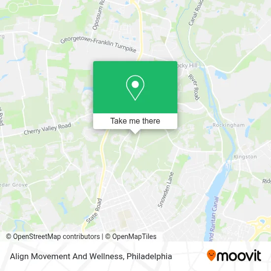 Align Movement And Wellness map