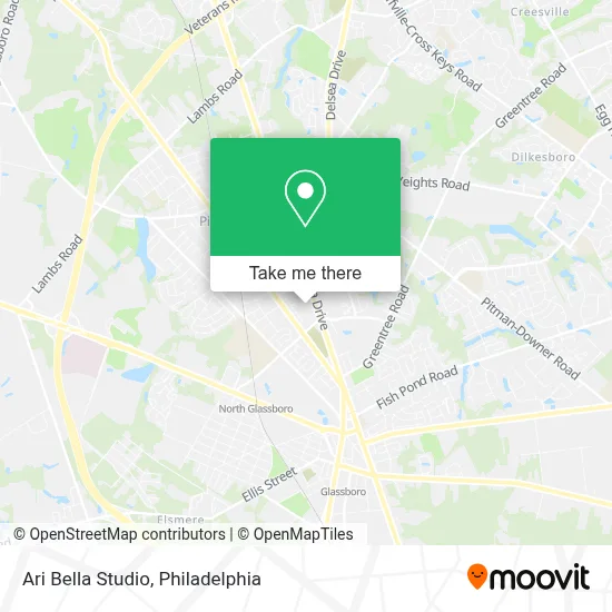 Ari Bella Studio map