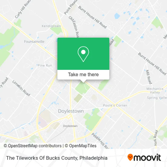 The Tileworks Of Bucks County map