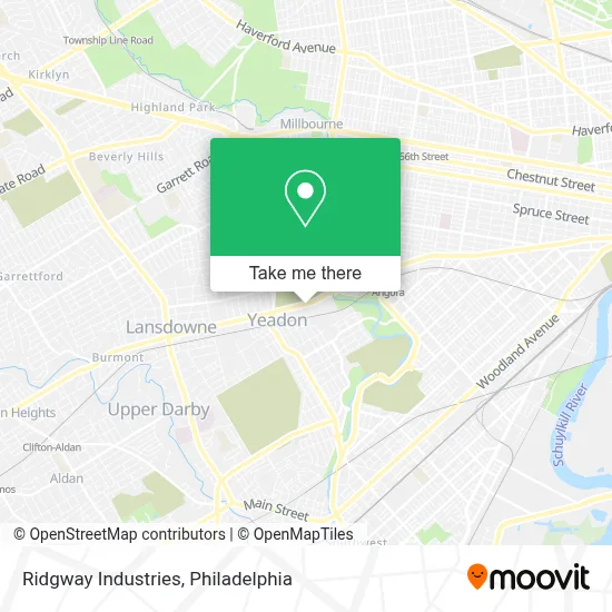 Ridgway Industries map