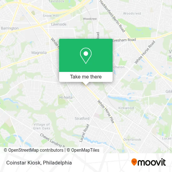 Coinstar Kiosk map