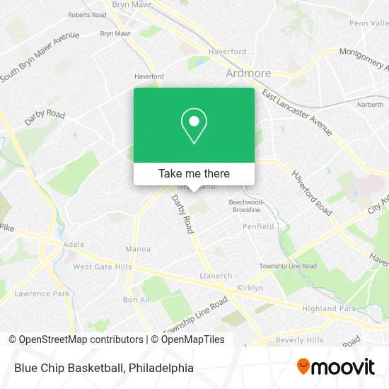 Blue Chip Basketball map