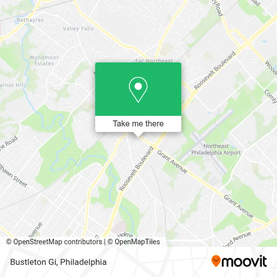 Bustleton Gi map