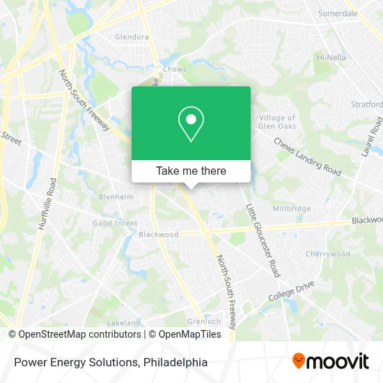 Power Energy Solutions map