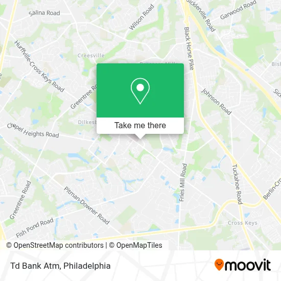 Td Bank Atm map