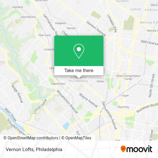 Vernon Lofts map