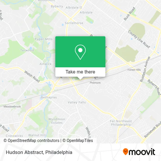 Hudson Abstract map