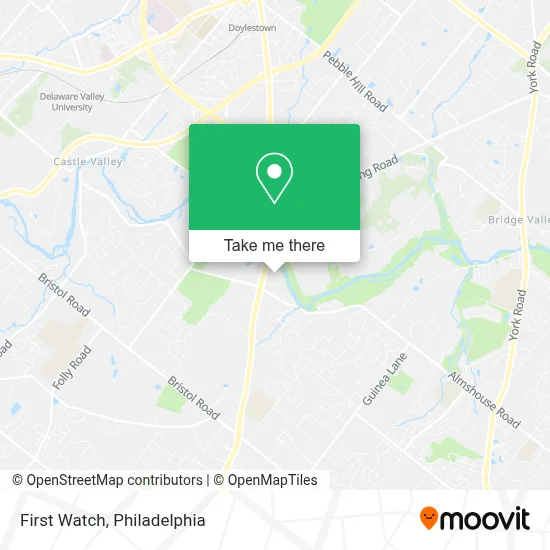 First Watch map