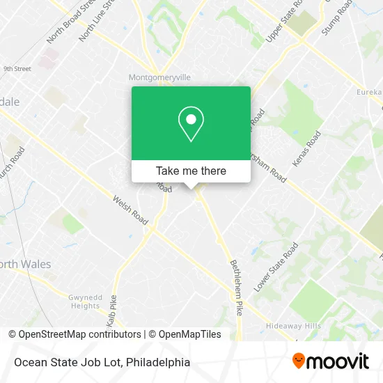 Ocean State Job Lot map