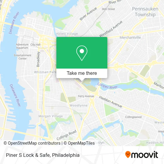 Piner S Lock & Safe map
