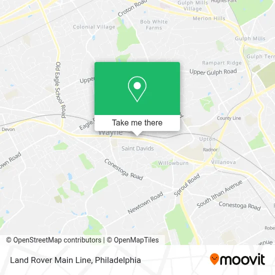 Land Rover Main Line map