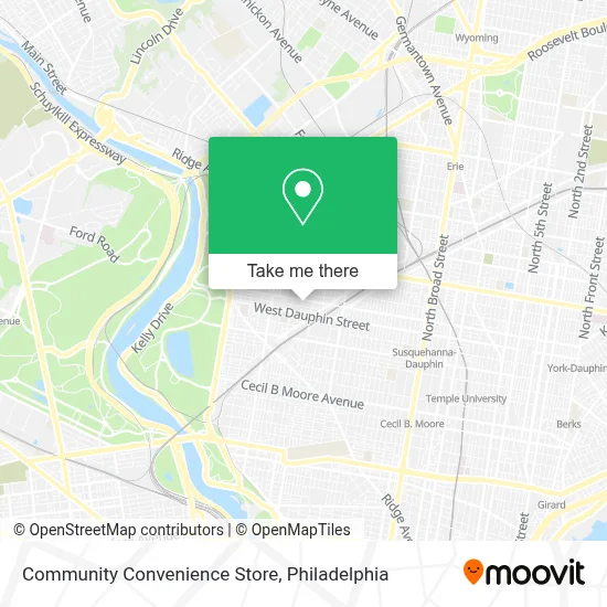 Community Convenience Store map