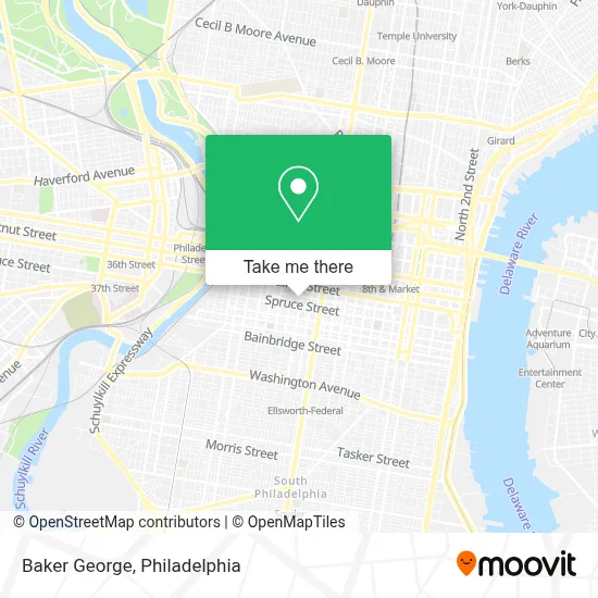 Baker George map