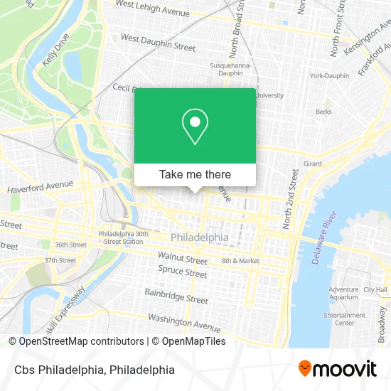 Cbs Philadelphia map