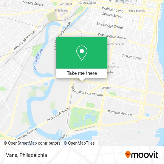 Vans map