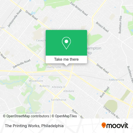 The Printing Works map