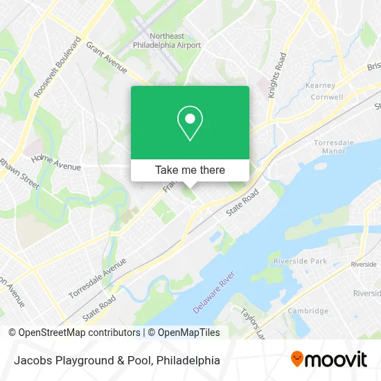 Jacobs Playground & Pool map