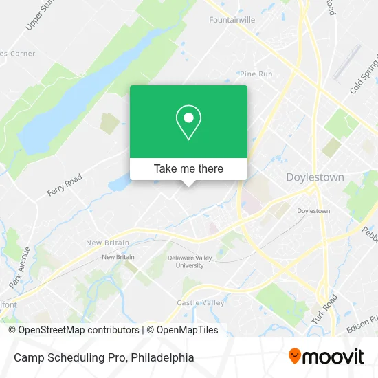 Camp Scheduling Pro map