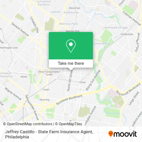 Jeffrey Castillo - State Farm Insurance Agent map