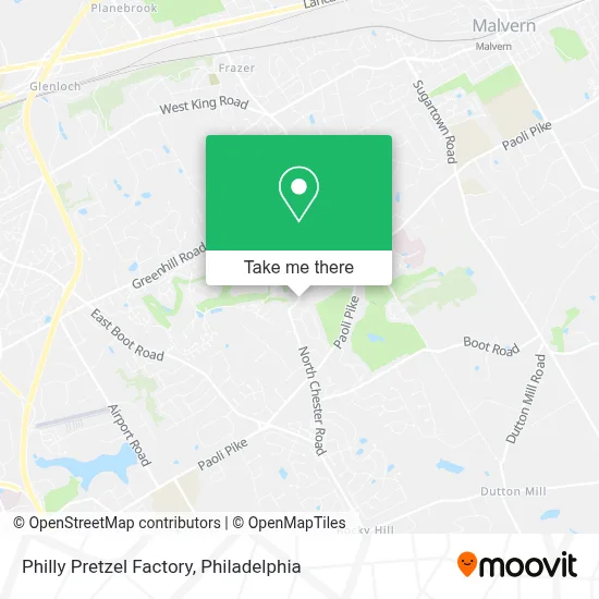 Philly Pretzel Factory map