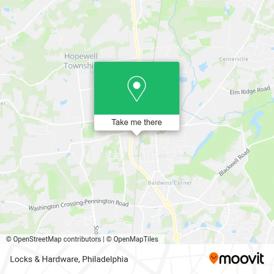 Locks & Hardware map
